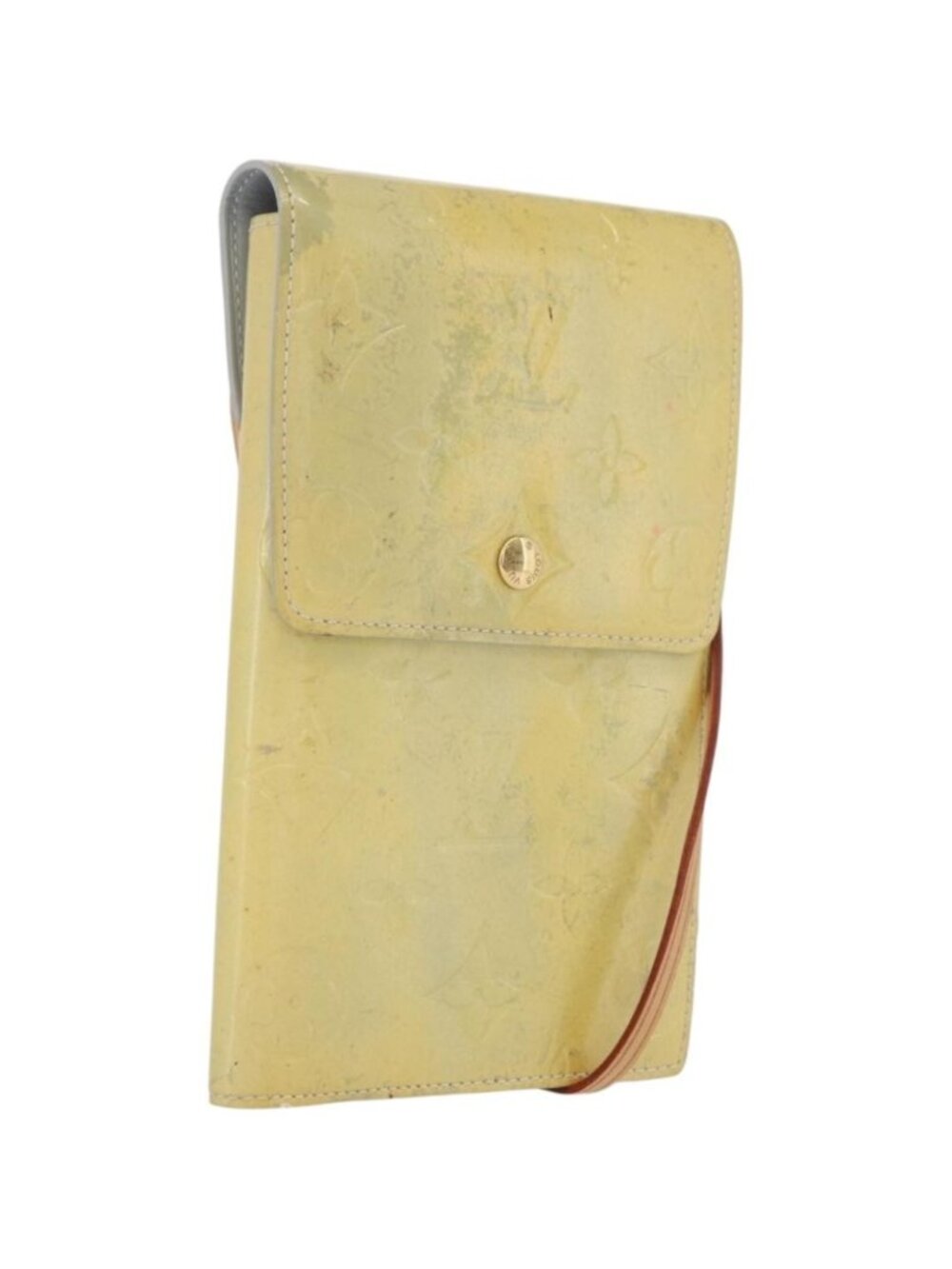 LOUIS VUITTON Monogram Vernis Walker Wallet Gris M91031
